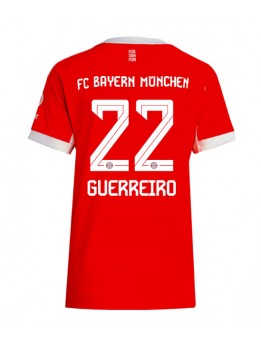 Bayern Munich Raphael Guerreiro #22 Zenski Domaci Dres 2025-26 Kratak Rukavima Bayern Munich Raphael Guerreiro #22 Zenski Domaci Dres 2025-26 Kratak Rukavima